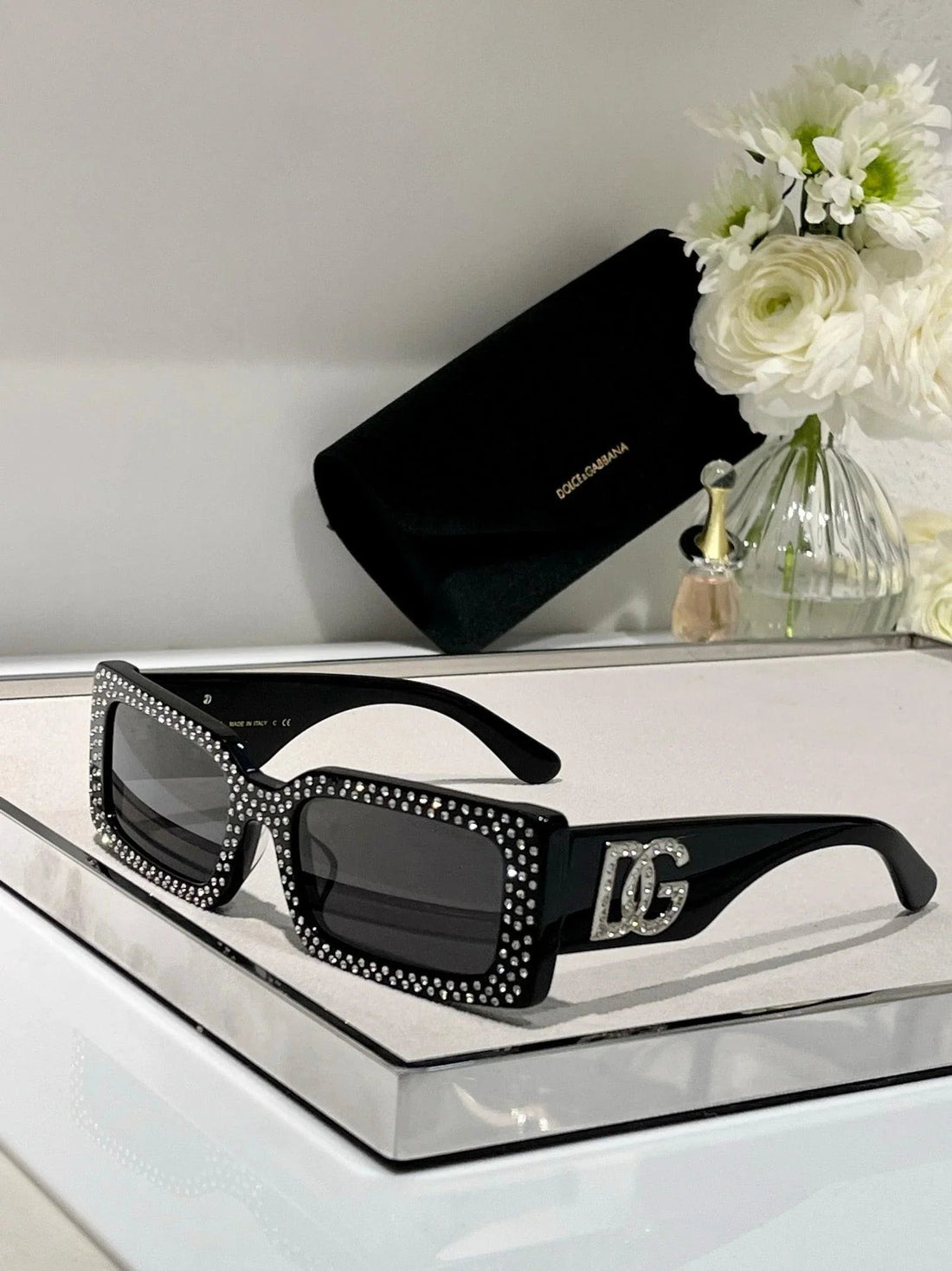Dolce &amp; Gabbana DG 4447 Crystal Sunglasses ✨