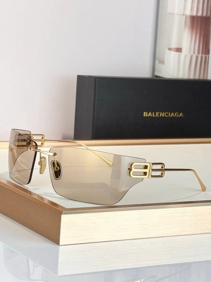 BALENCIAGA   BB0383S-001 - UNISEX PANTOS  Sunglasses🖤