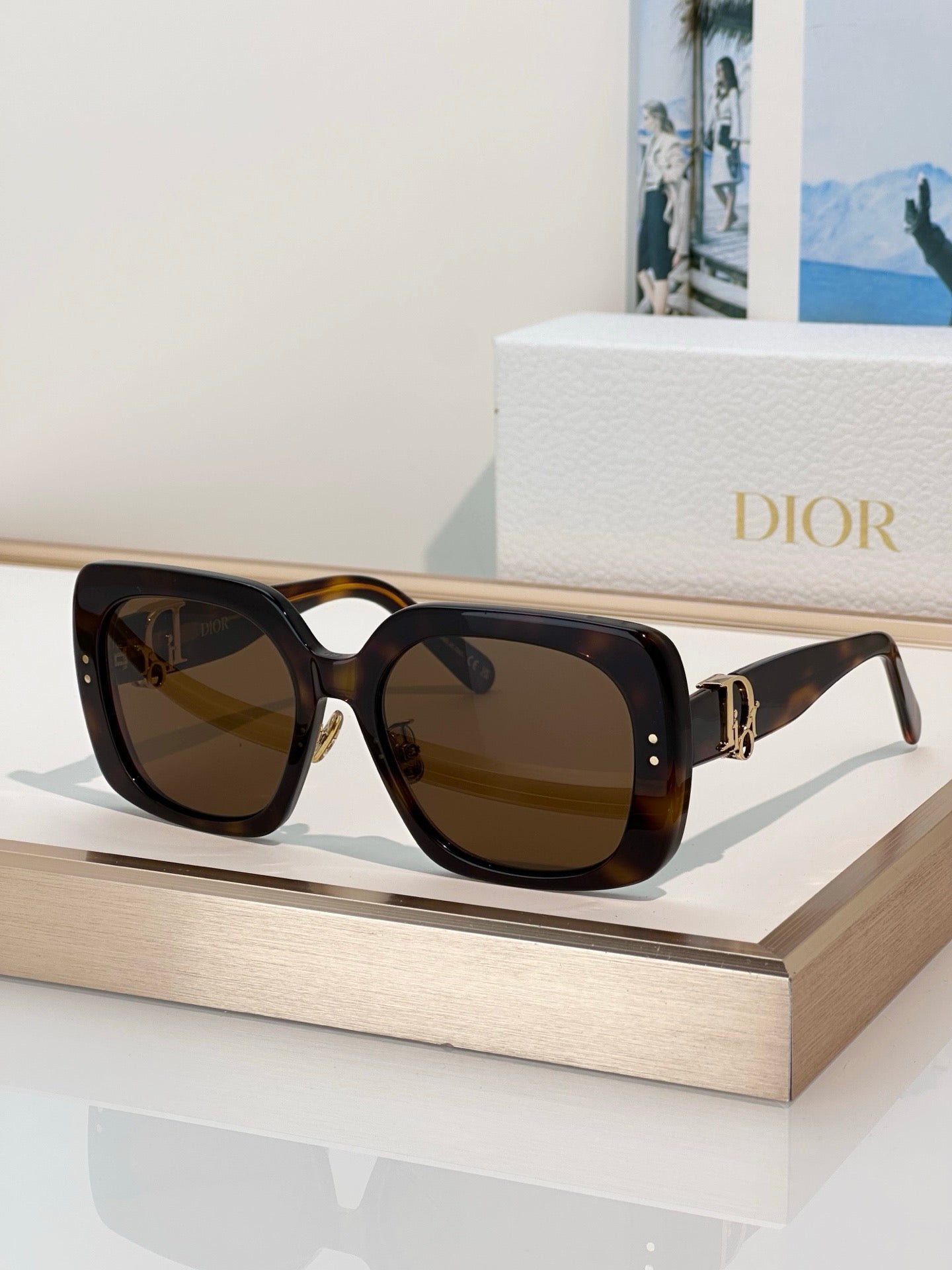 DIOR Dior Oblique S1F Shiny  Square Sunglasses✨