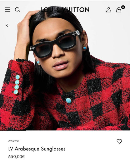 Louis Vuitton Z2556U  LV Arabesque Unisex Sunglasses ✨