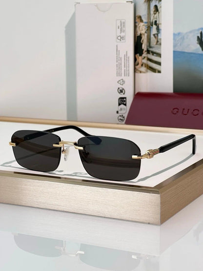 Gucci GG1221S Rimless  Unisex Sunglasses ✨