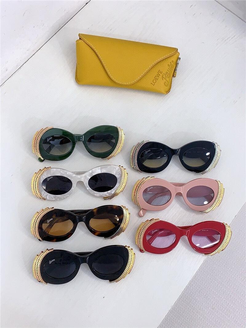 LOEWE Loewe Paula's Ibiza embellished round unglasses ✨