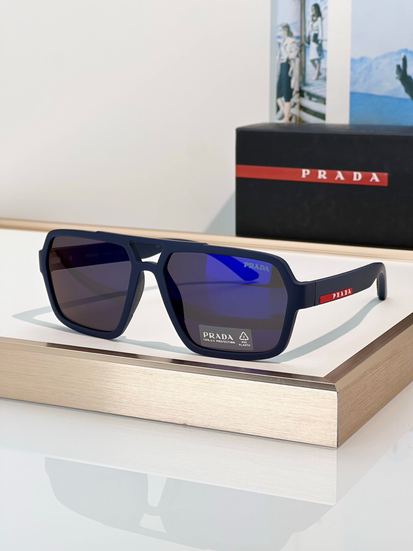 PRADA Linea Rossa SPS A06 DG002G Polarised Sunglasses 🟥