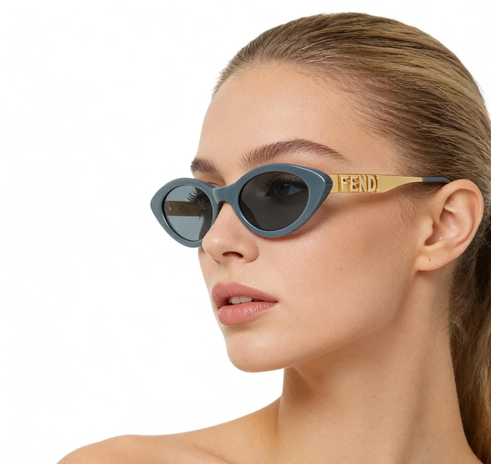 FENDI Fendigraphy Denim blue acetate Sunglasses✨