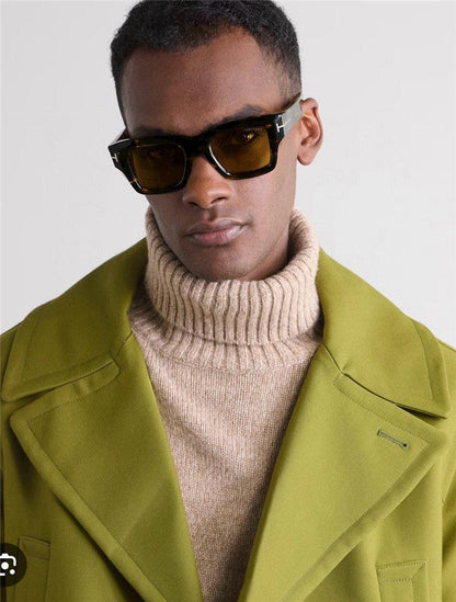 TOM FORD ILIAS FT1154 Acetate Square Sunglasses ✨