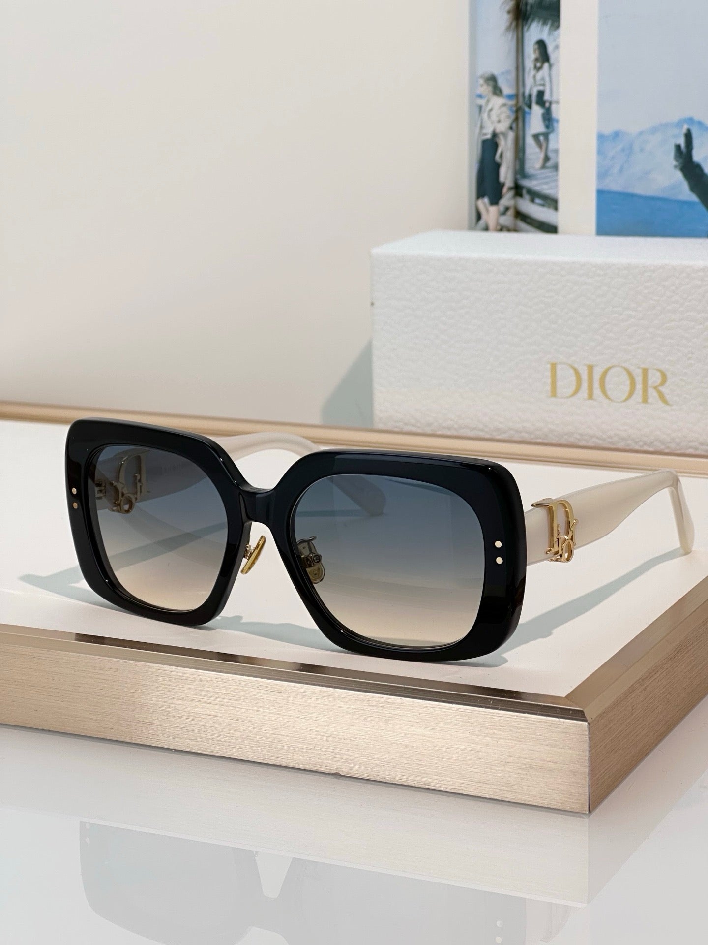 DIOR Dior Oblique S1F Shiny  Square Sunglasses✨