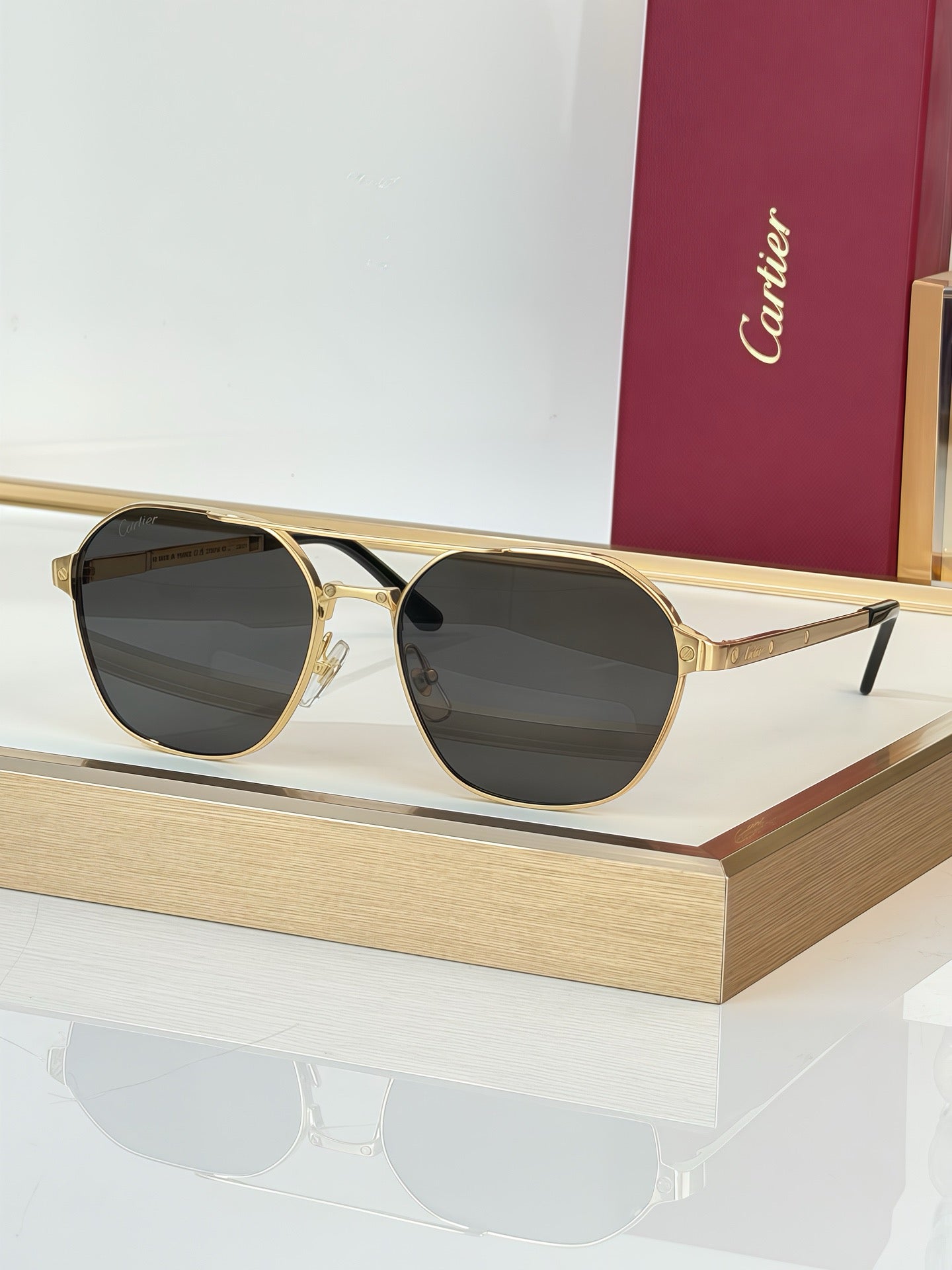 Cartier PREMIÈRE DE CARTIER CT0571S 003 Sunglasses&amp;Photochromic Glasses 🐆