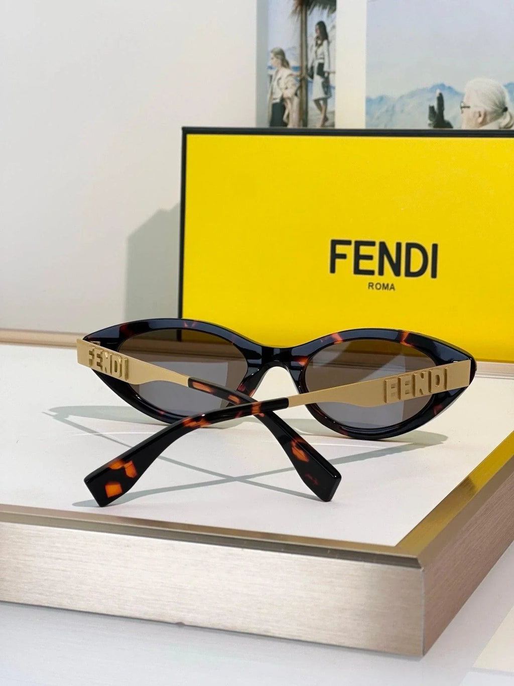 FENDI Fendigraphy Denim blue acetate Sunglasses✨