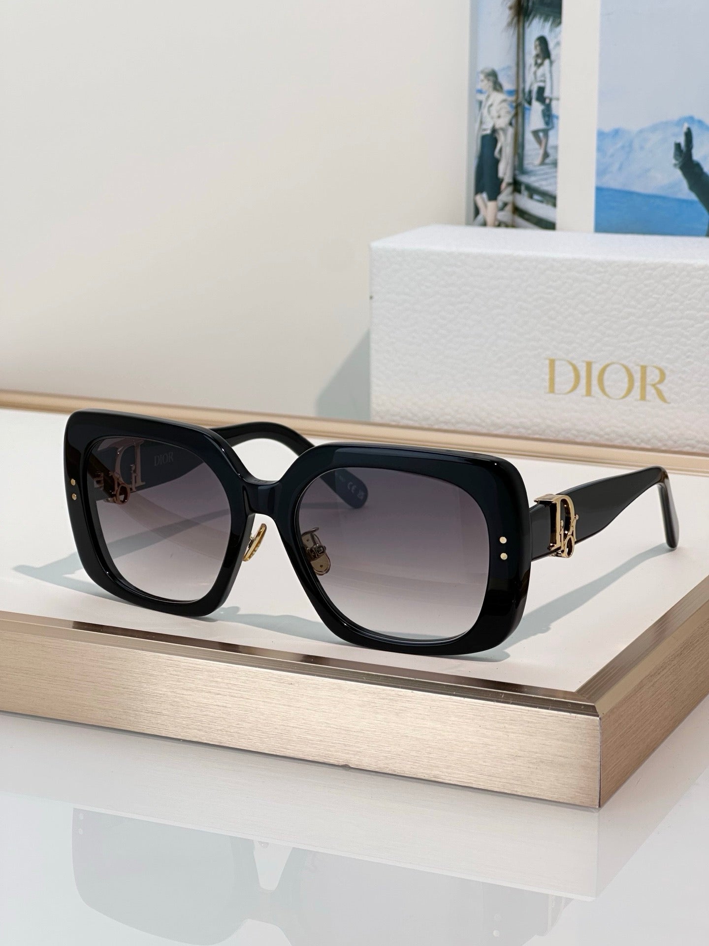 DIOR Dior Oblique S1F Shiny  Square Sunglasses✨