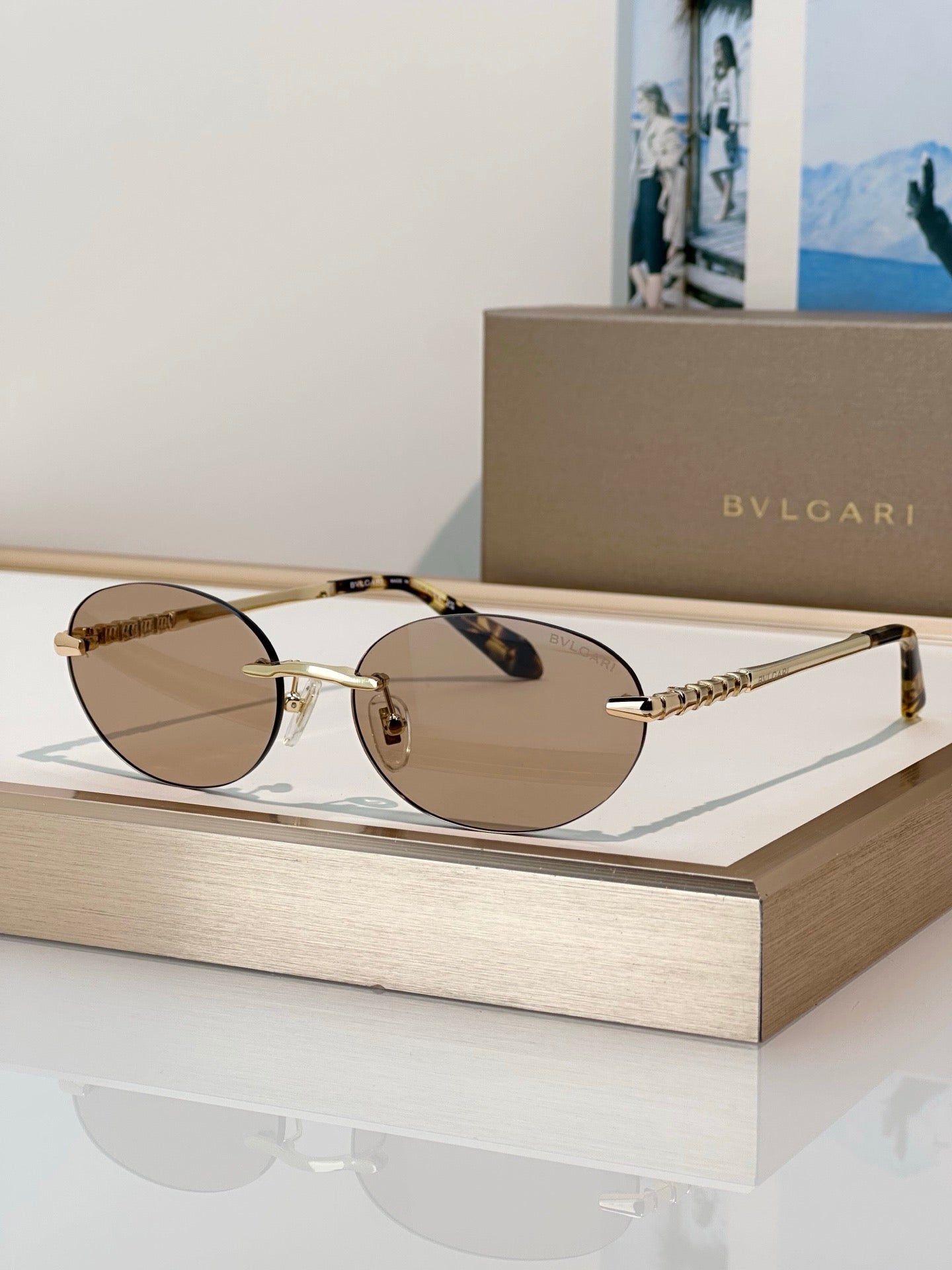 BVLGARI Serpenti Viper BV50070U 028 Blue Control Sunglasses ✨