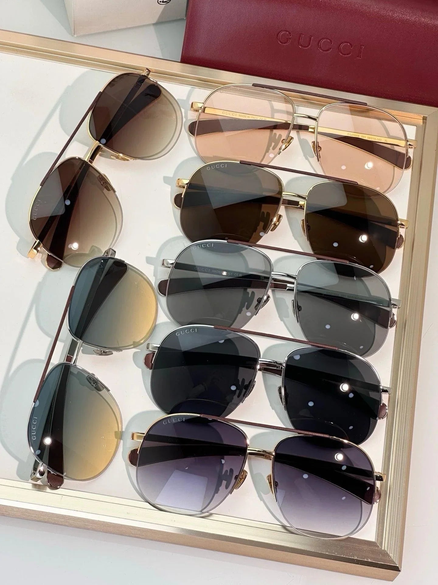 Gucci GG 2165S Navigator Sunglasses ✨