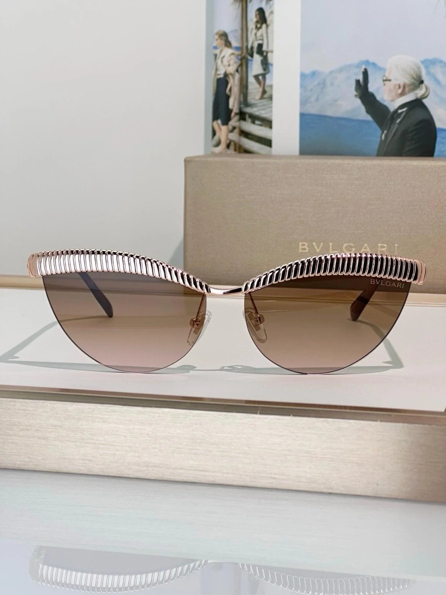 '- BVLGARI Bvlgari Tubogas BV 40056U Sunglasses ✨