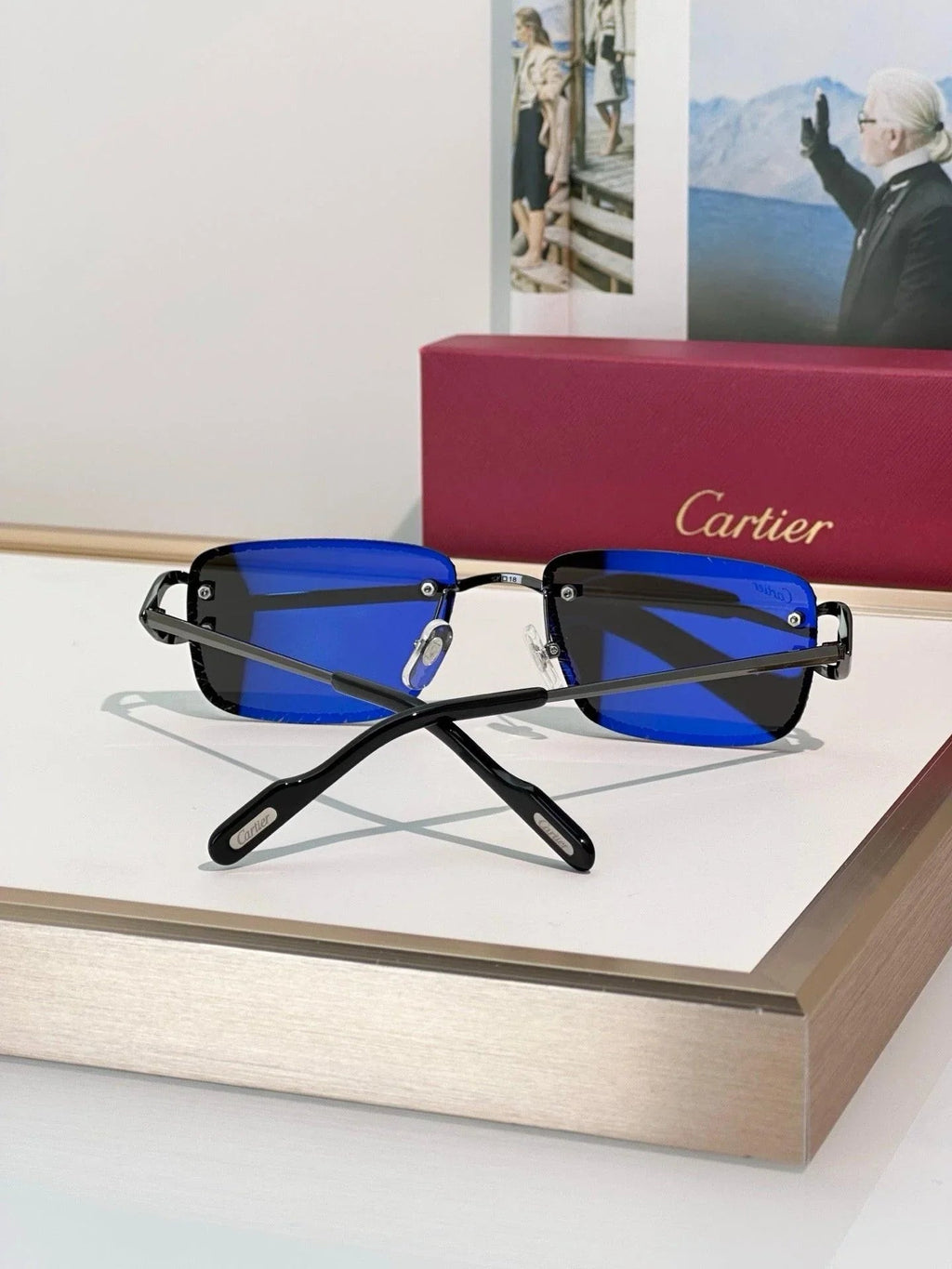 '-  Cartier CLASSIC C DE CARTIER MOTIF CT0799 Sunglasses-Photochromic Glasses 🐆