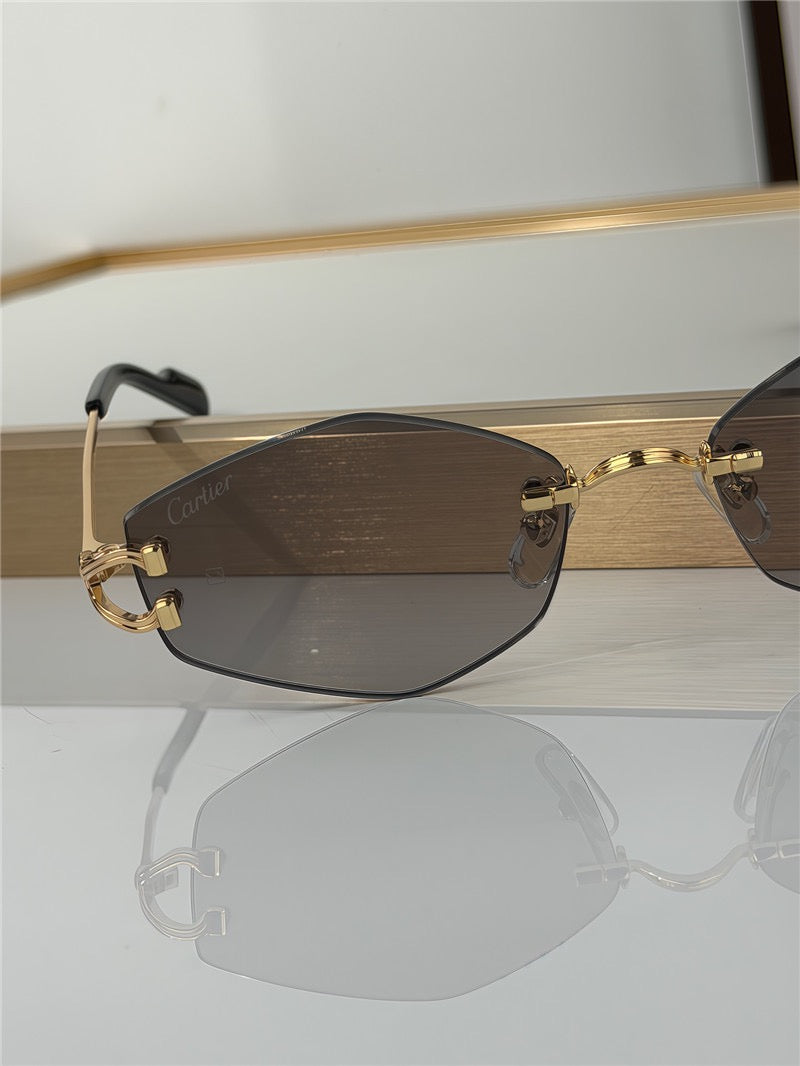 Cartier PREMIÈRE DE CARTIER CT0620S 001 Unisex Sunglasses 🐆