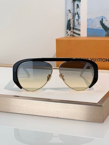 Louis Vuitton Z3399U LVision Pilot Sunglasses ✨