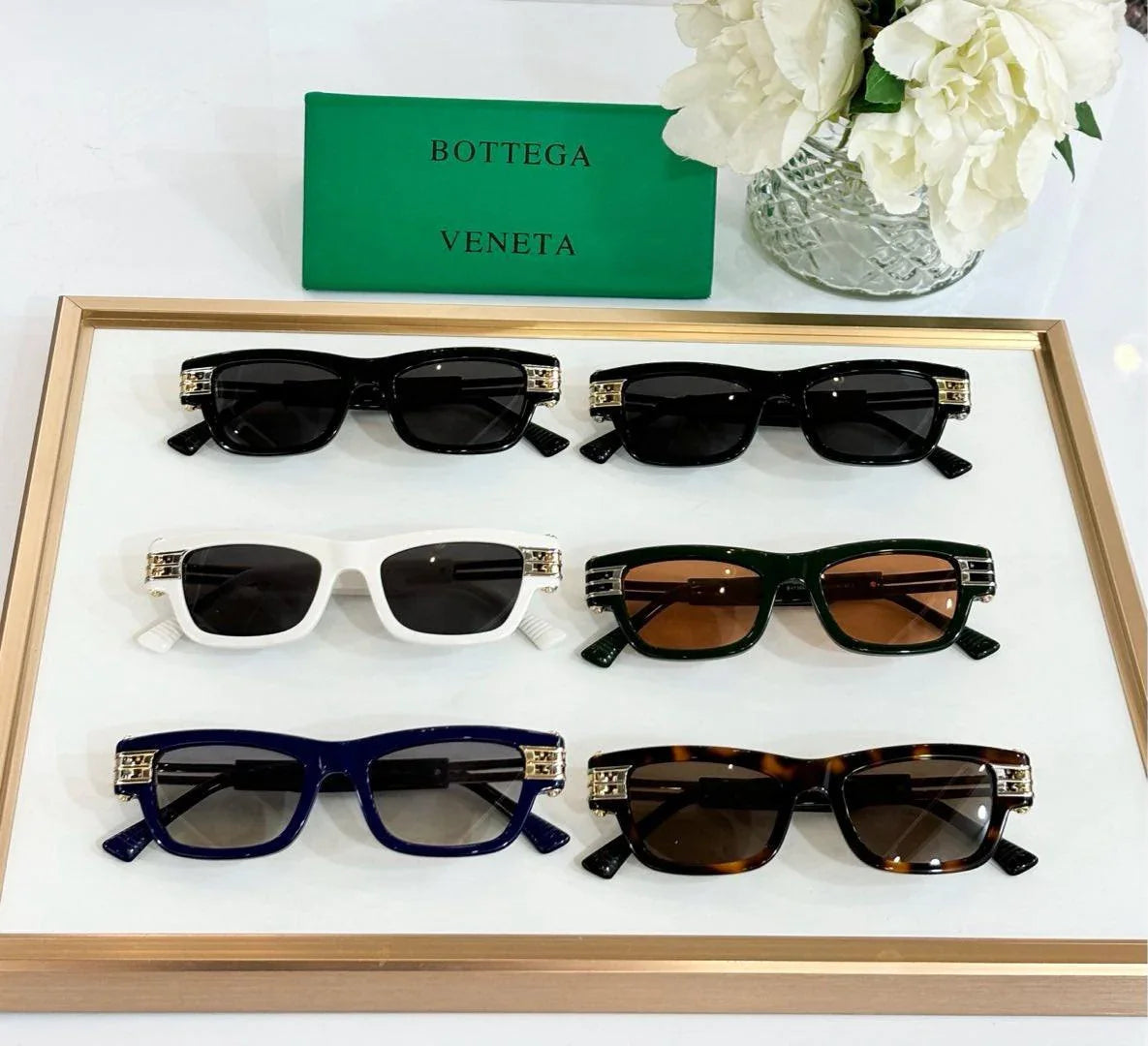 BOTTEGA VENETA Bottega Veneta BV1308 S Line Unapologetic Unisex Sunglasses💚