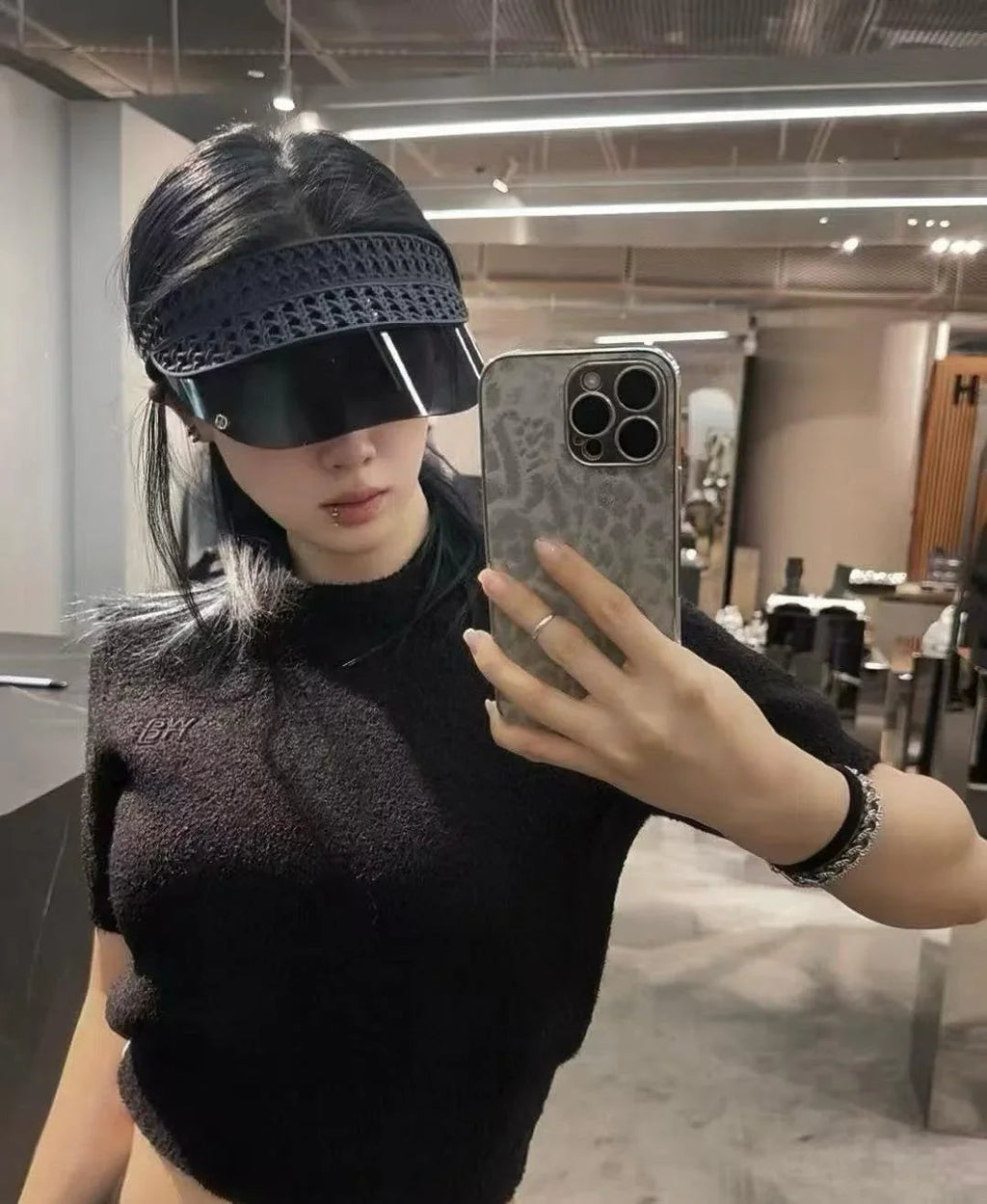 DIOR VeryDior Cannage Visor Sunglasses✨