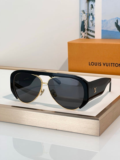 Louis Vuitton Z3399U LVision Pilot Sunglasses ✨