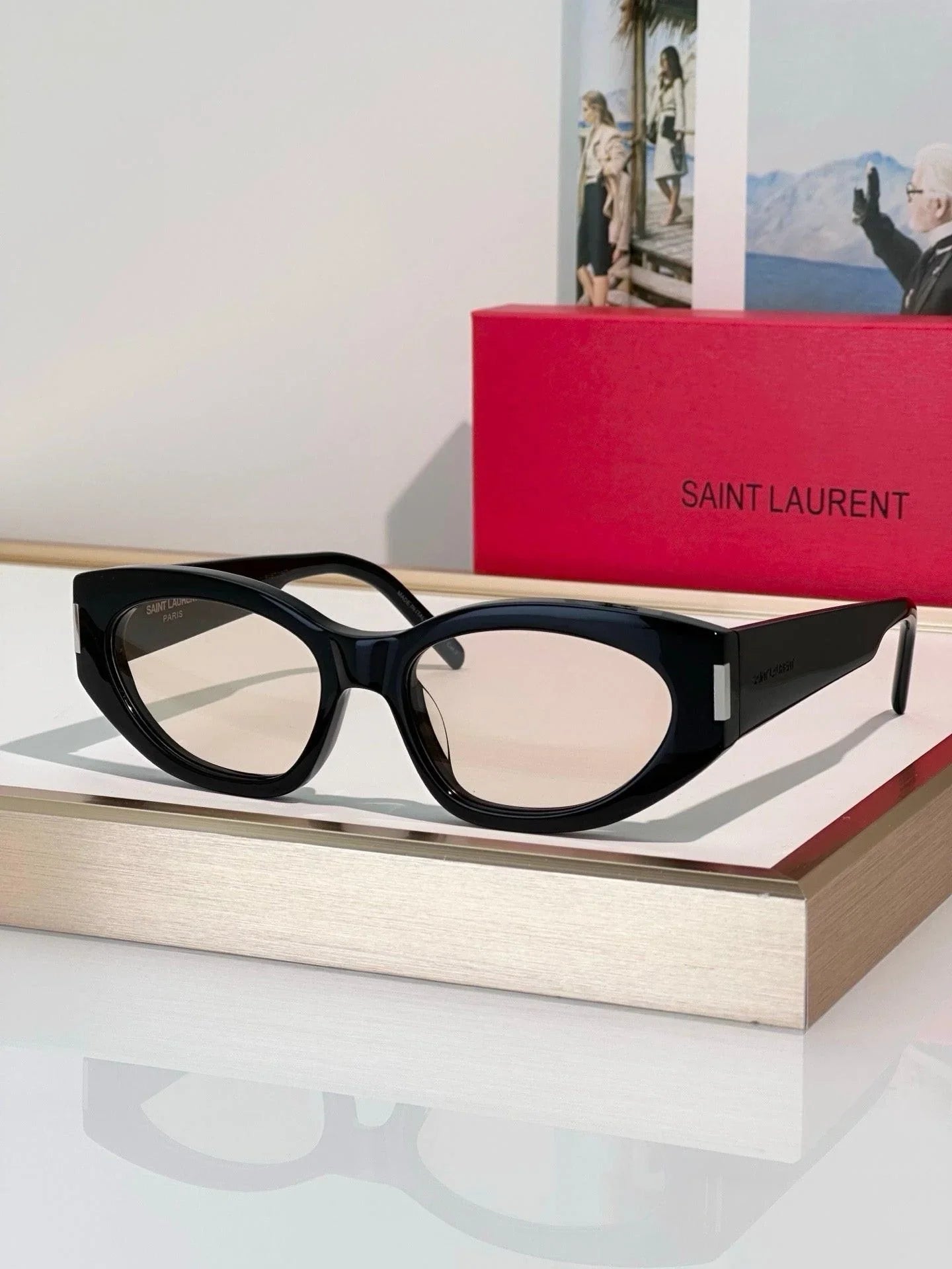 Saint Laurent Sun SL 638 001 - As Seen On Sofia Richie Women&