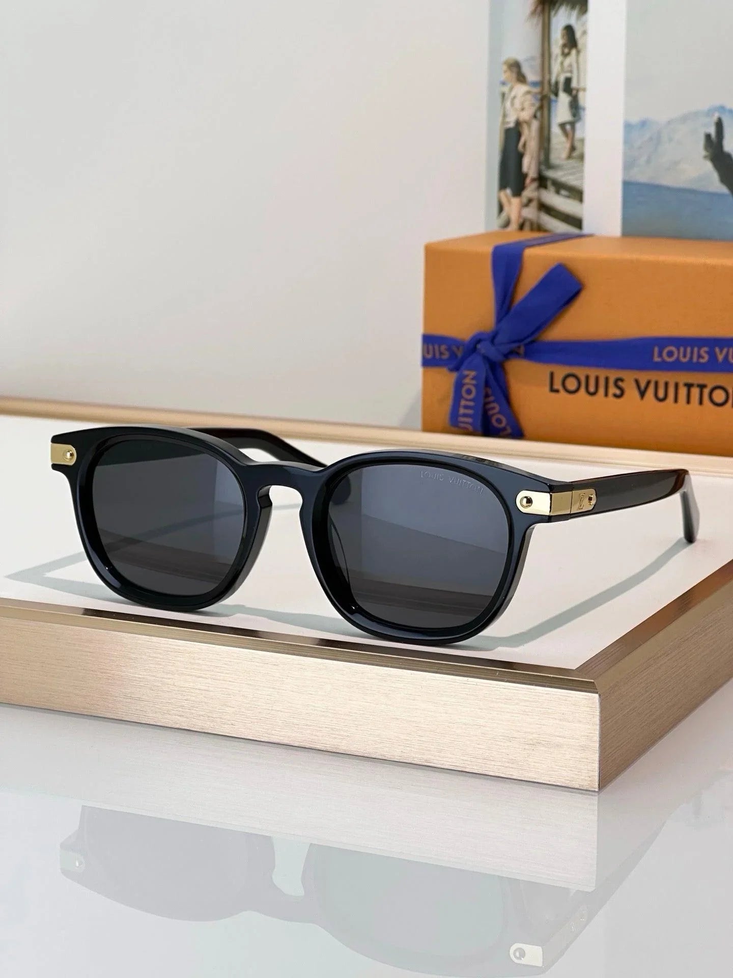 Louis Vuitton Z2381U-Z2655U LV Signature Square Round Photochromic Sunglasses&Anti-Blue-Light Glasses✨