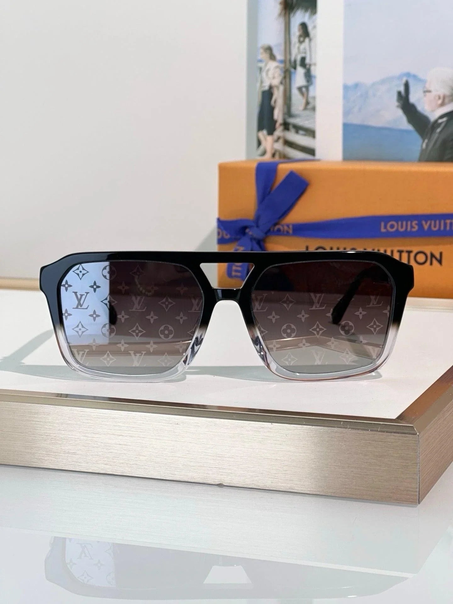 Louis Vuitton Z3120U LV Hit Large Square Sunglasses   ✨