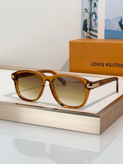 Louis Vuitton Z3075U LV Signature Aviator Sunglasses ✨