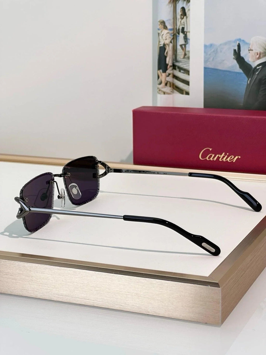 '-  Cartier CLASSIC C DE CARTIER MOTIF CT0799 Sunglasses-Photochromic Glasses 🐆