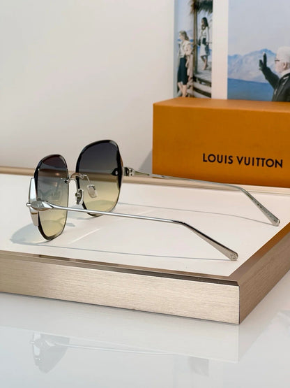 Louis Vuitton Z3169U Flower Edge Metal Square Sunglasses   ✨