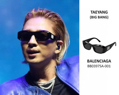 BALENCIAGA BB0397SK BB Logo Sunglasses🖤