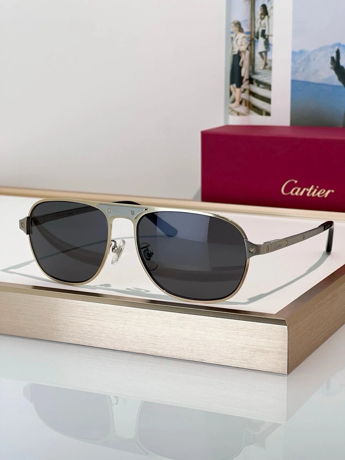 Cartier CT0532S 002 Première de Cartier Sunglasses NEW 🐆