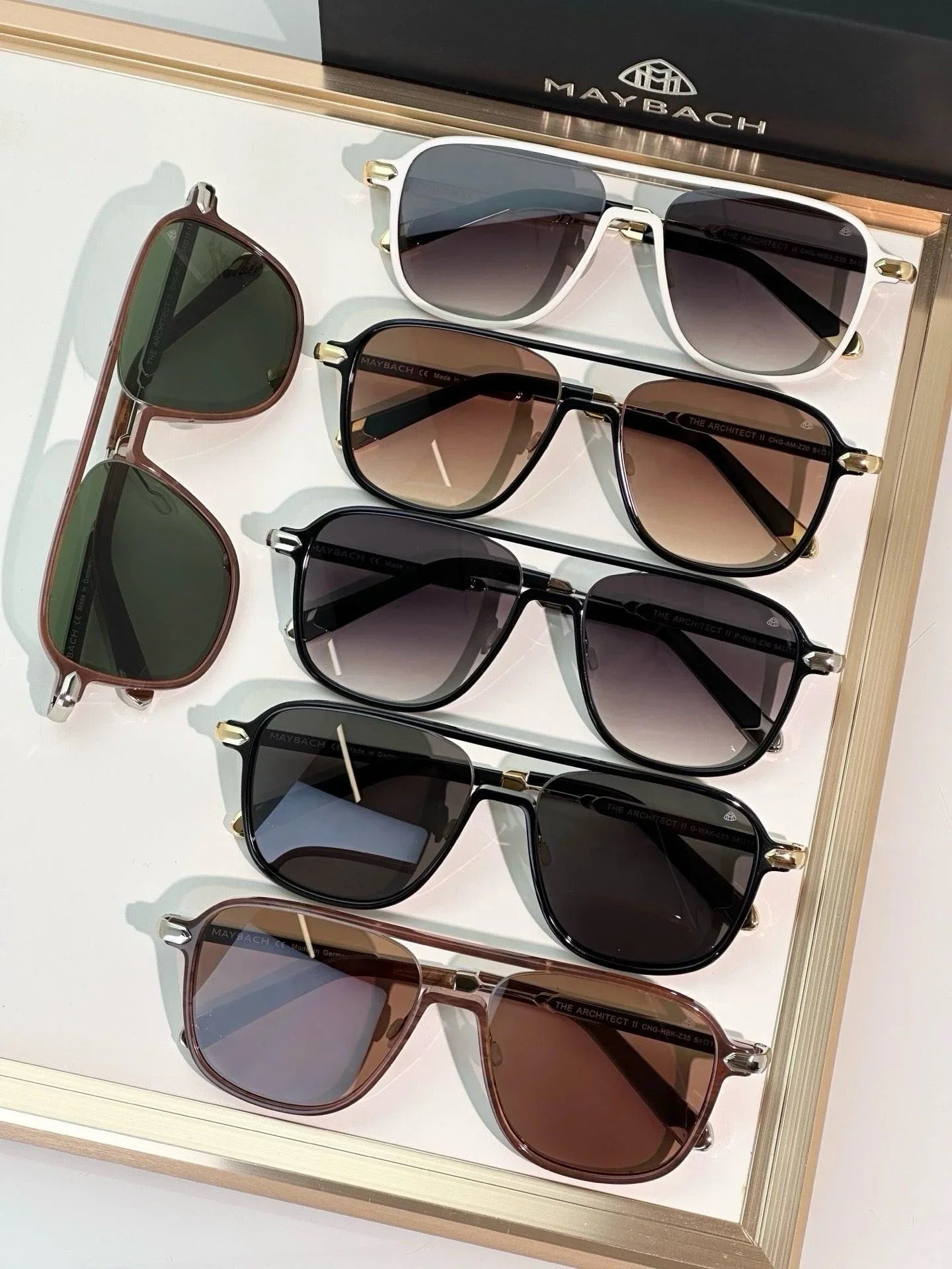 MAYBACH THE ARCHITECT II  Zeiss Lenses Sunglasses 👑