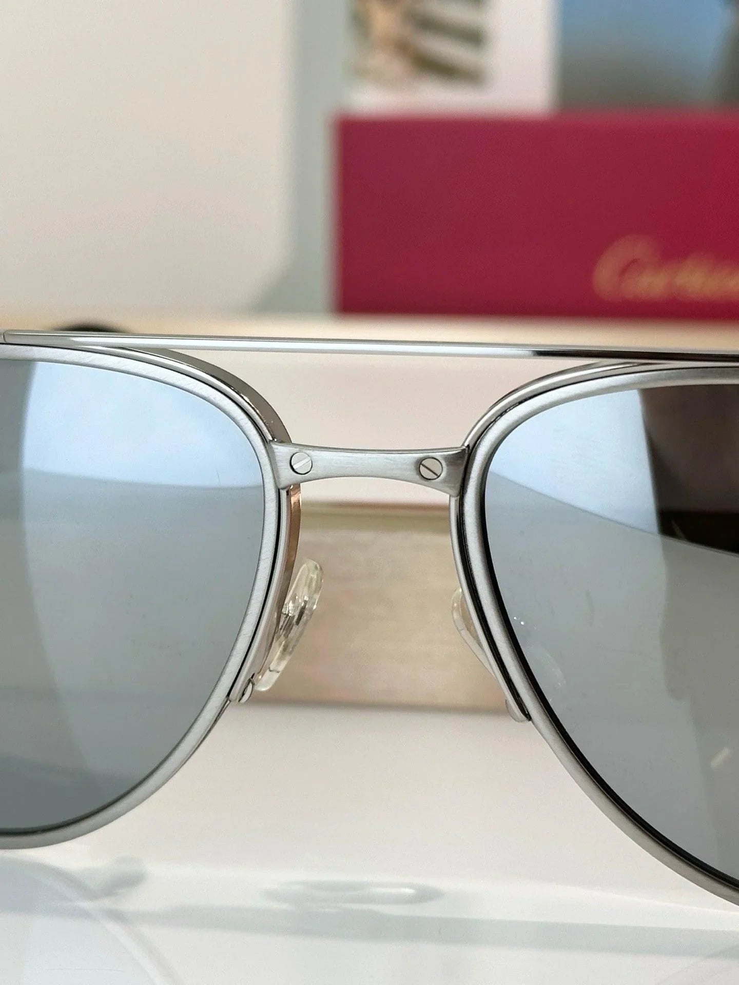 Cartier CT0325S Santos Collection  CT0325 -007 Sunglasses 🐆