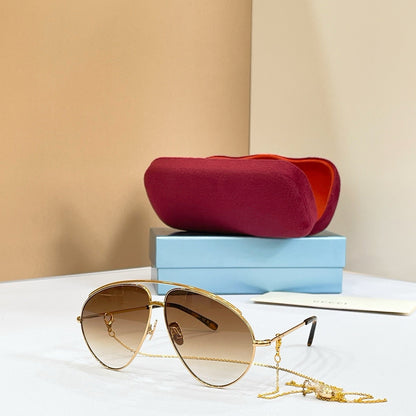 Gucci GG1654S 012 Aviator Oversized Sunglasses 🇮🇹