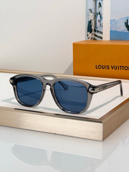 Louis Vuitton Z3075U LV Signature Aviator Sunglasses ✨