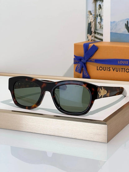 Louis Vuitton Z3048U LV Frog Round Square Sunglasses  ✨