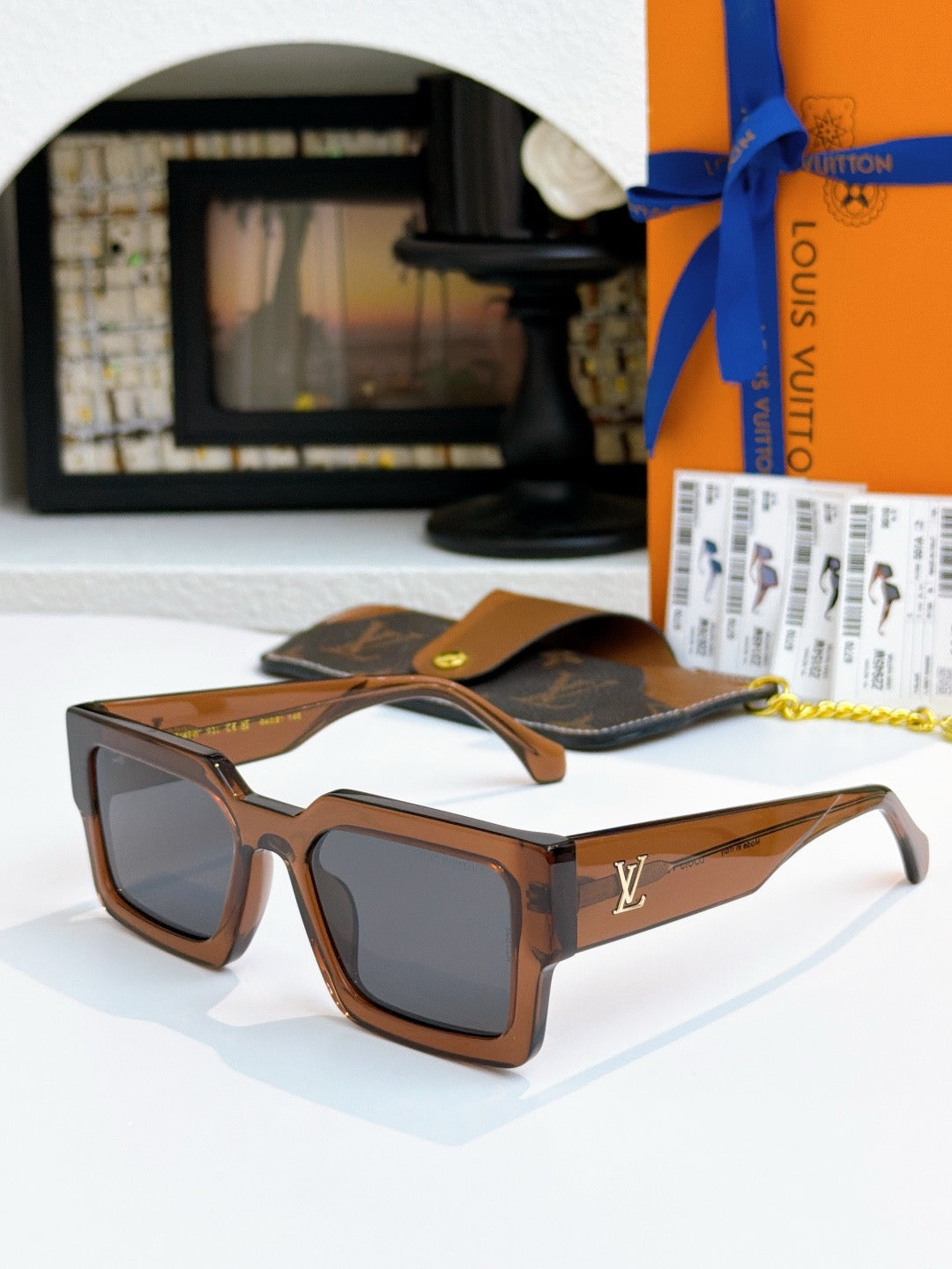 Louis Vuitton Z1579W LV Clash Square Sunglasses ✨
