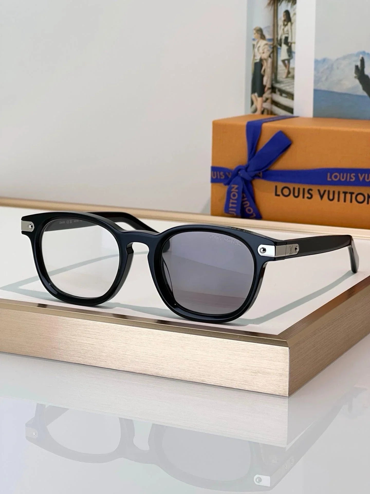 Louis Vuitton Z2381U-Z2655U LV Signature Square Round Photochromic Sunglasses&amp;Anti-Blue-Light Glasses✨