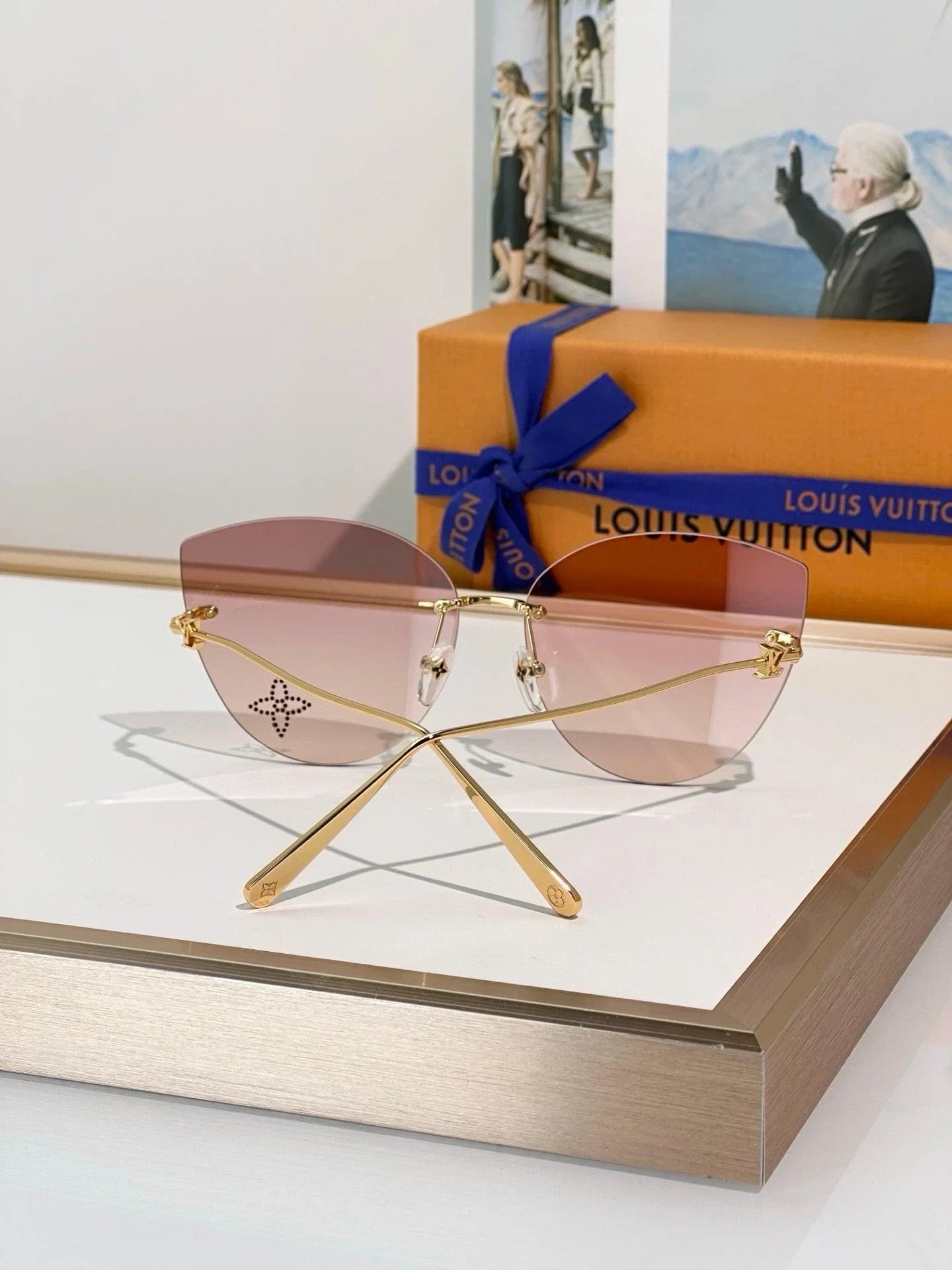 Louis Vuitton Z2827U LV Glam 2.0 Cat Eye Sunglasses ✨