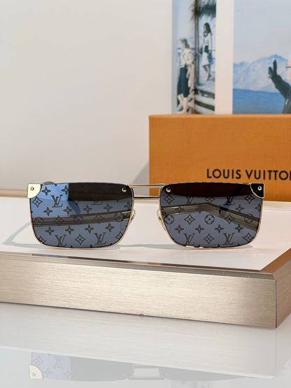 Louis Vuitton Z3240U LV Heritage Metal Low Square Sunglasses✨