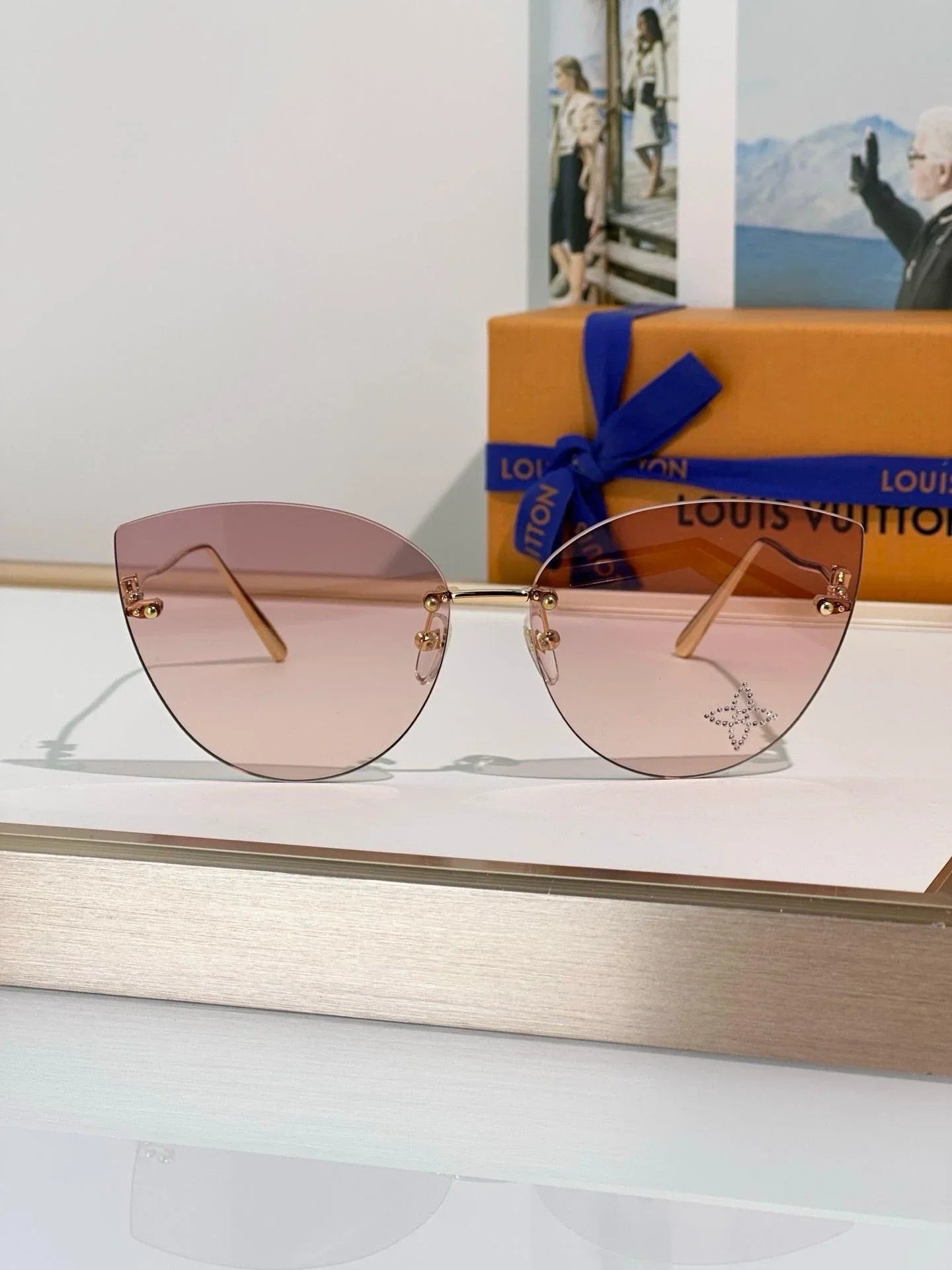 Louis Vuitton Z2827U LV Glam 2.0 Cat Eye Sunglasses ✨