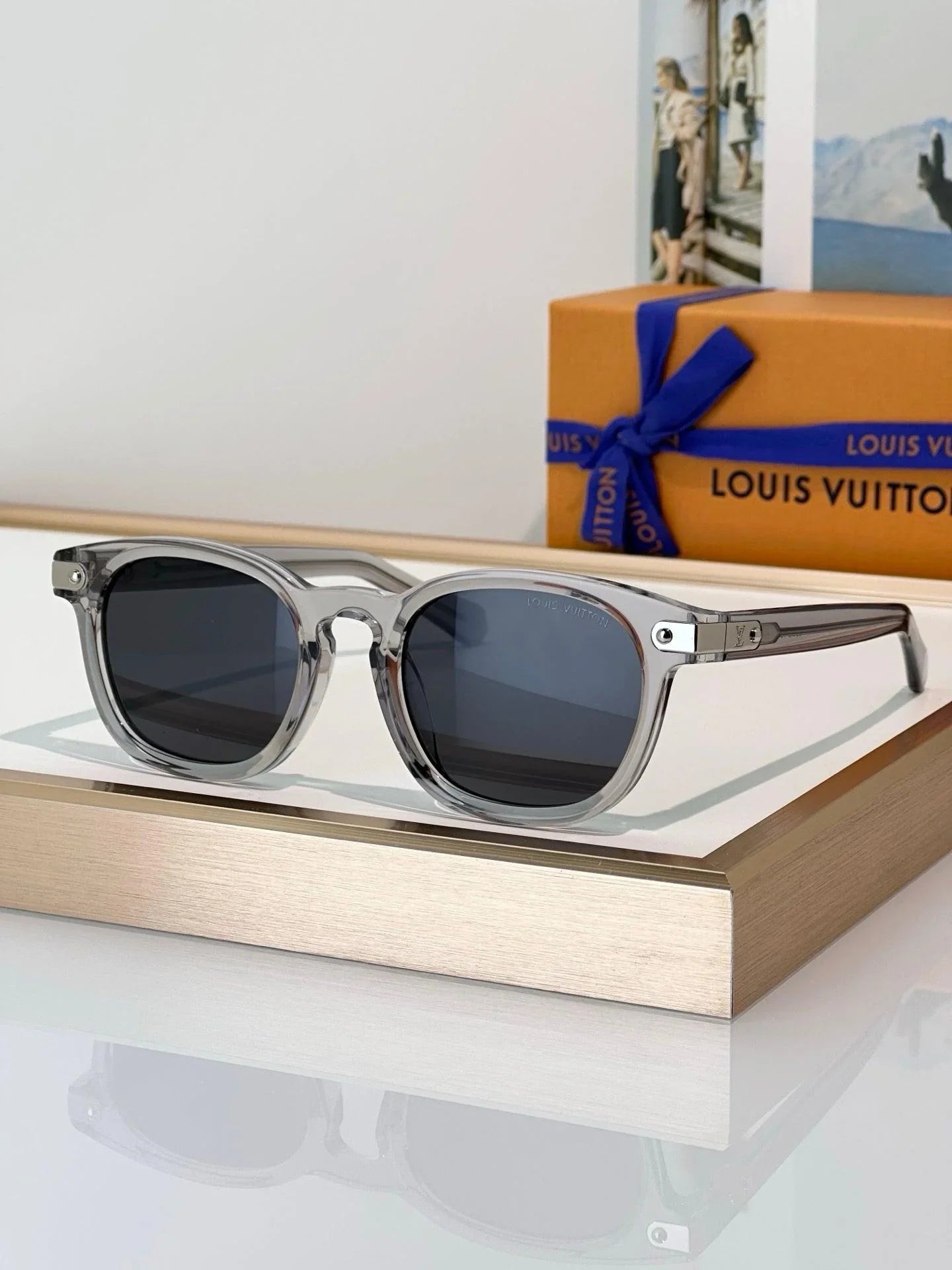 Louis Vuitton Z2381U-Z2655U LV Signature Square Round Photochromic Sunglasses&Anti-Blue-Light Glasses✨
