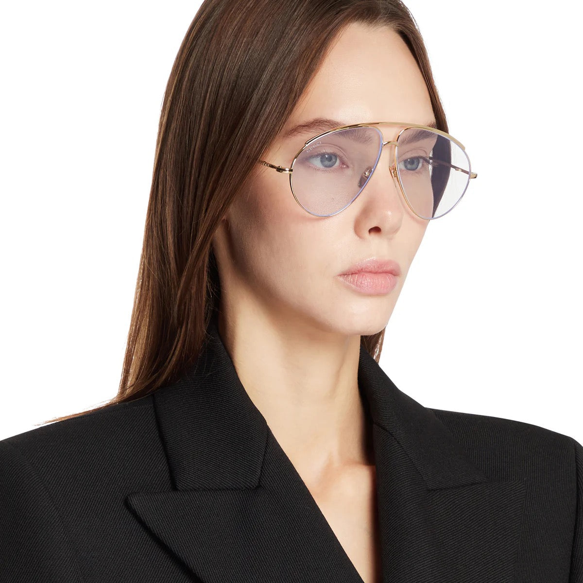 Gucci GG1654S 012 Aviator Oversized Sunglasses 🇮🇹