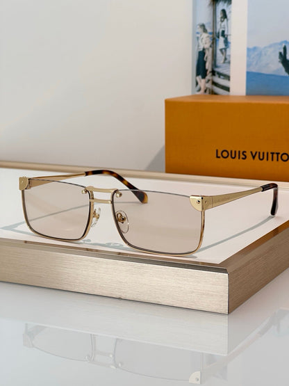 Louis Vuitton Z3240U LV Heritage Metal Low Square Sunglasses✨