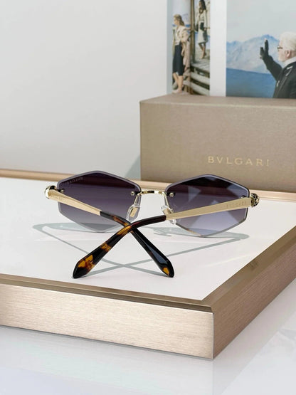 BVLGARI BV40010U Gold Butterfly Metal Sunglasses ✨