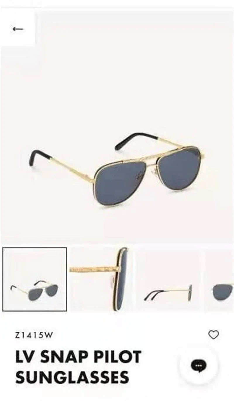 Louis Vuitton LV Snap Pilot Z1417E Sunglasses ✨