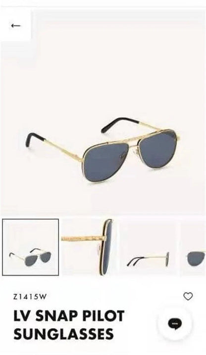 Louis Vuitton LV Snap Pilot Z1417E Sunglasses ✨