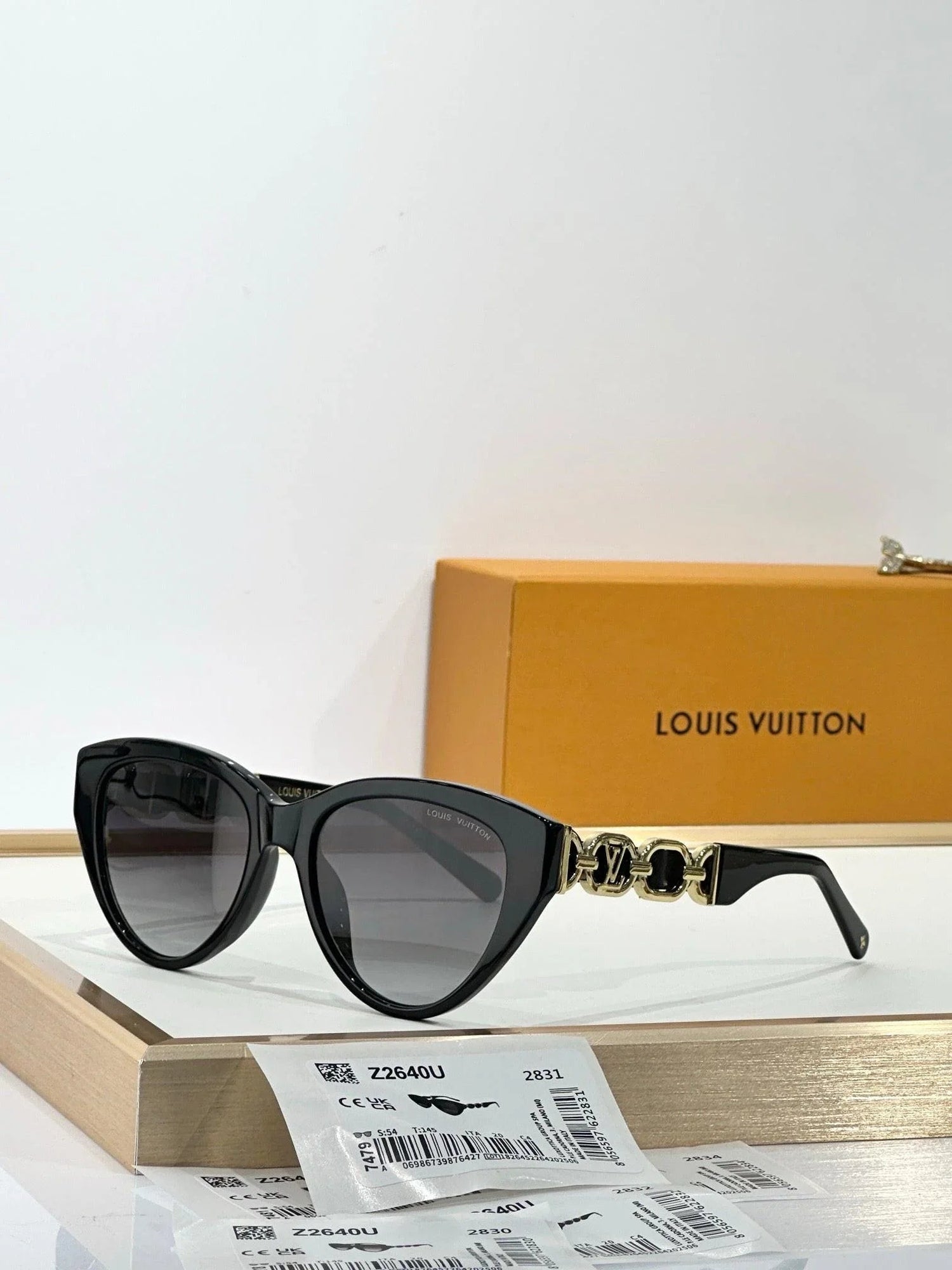 Louis Vuitton Z2640U My LV Chain Braided Maxi Cat Eye Sunglasses ✨