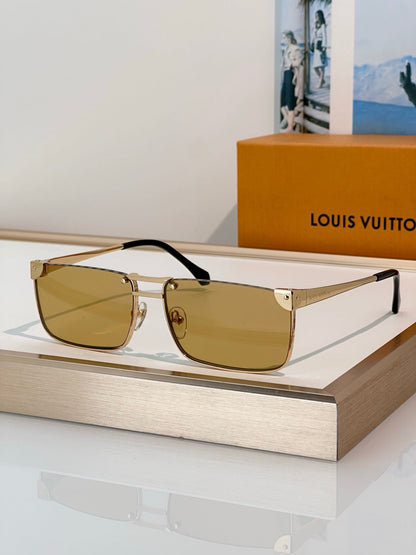 Louis Vuitton Z3240U LV Heritage Metal Low Square Sunglasses✨