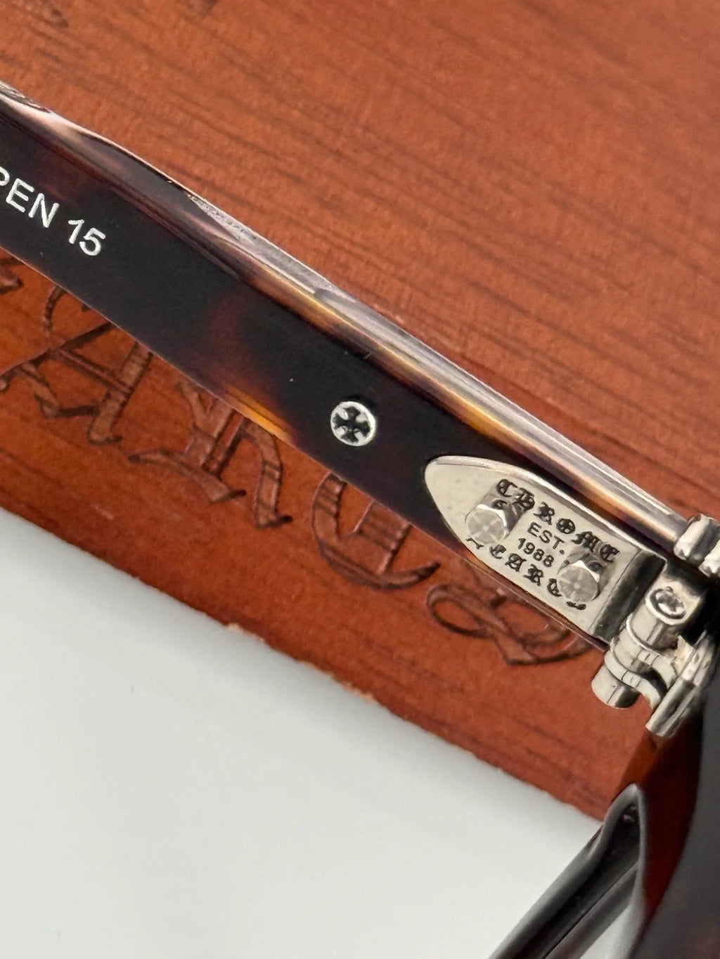 Chrome Hearts PEN 15 BK/GP Glasses Frame ⚜️