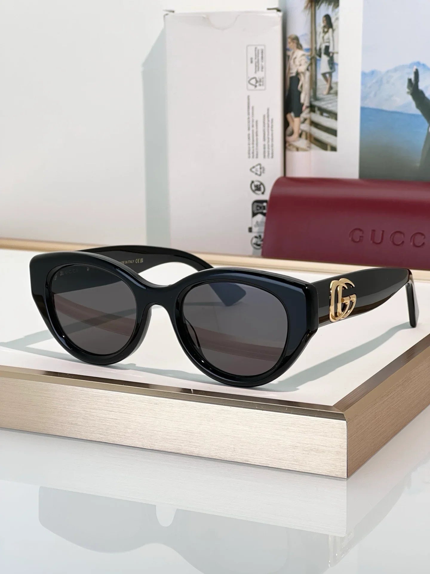 Gucci GG1976SK 001 Sunglasses ✨